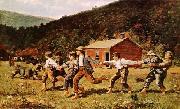 Winslow Homer Snap-the-Whip oil painting on canvas